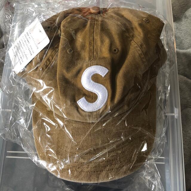 帽子SUPREME Sロゴ　キャップ　未使用