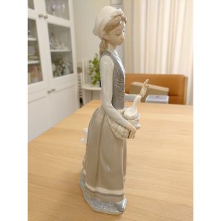 【極美品 無欠損 希少】LLADRO リヤドロ No.4815『ガチョウと少女』