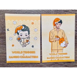 ワールドトリガー スイパラ 特典 缶バッジ ポストカード 村上鋼 ワールドトリガー スイパラ 特典 缶バッジ ポストカード 村上鋼