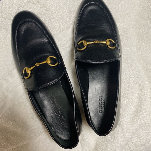 Gucci(グッチ)の新品Gucci レザー ホースビット ローファー  レディースの靴/シューズ(ローファー/革靴)の商品写真