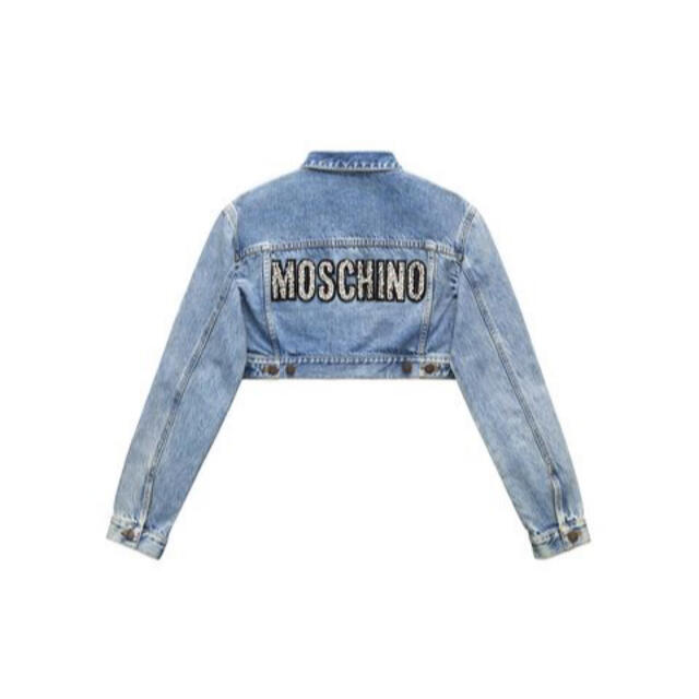 MOSCHINO(モスキーノ)のh&moschino デニムジャケット　新品 レディースのジャケット/アウター(Gジャン/デニムジャケット)の商品写真