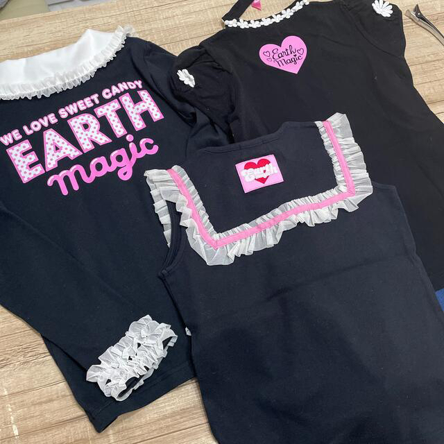 EARTHMAGIC(アースマジック)の💗らりるんるん様専用💗 キッズ/ベビー/マタニティのキッズ服女の子用(90cm~)(Tシャツ/カットソー)の商品写真