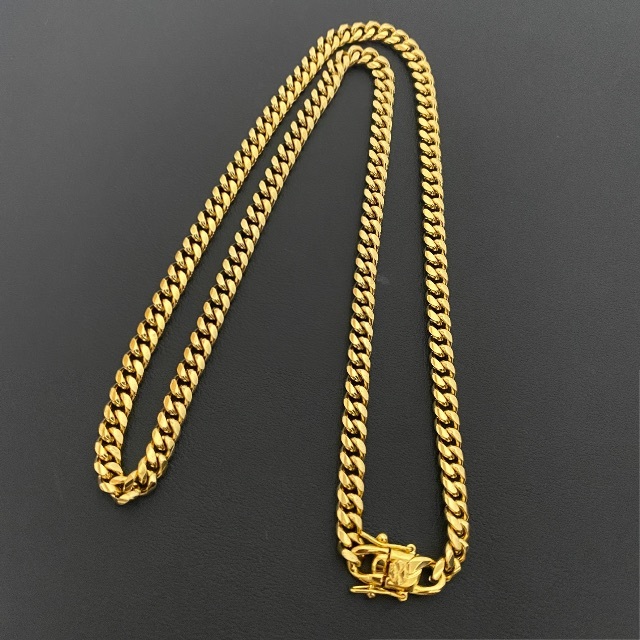 喜平ネックレス 6mm 50cm 39g 金ネックレス 18K ゴールドチェーン メンズのアクセサリー(ネックレス)の商品写真