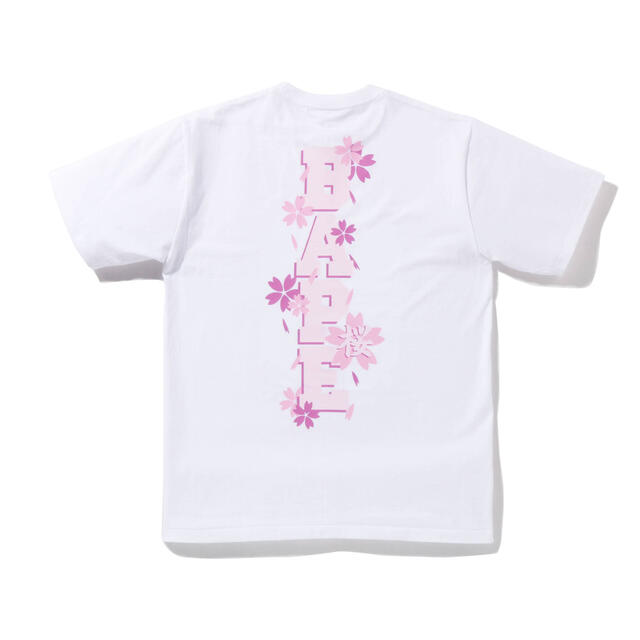 A BATHING APE(アベイシングエイプ)のL  bape SAKURA APE HEAD TEE サクラ 桜 Tシャツ メンズのトップス(Tシャツ/カットソー(半袖/袖なし))の商品写真