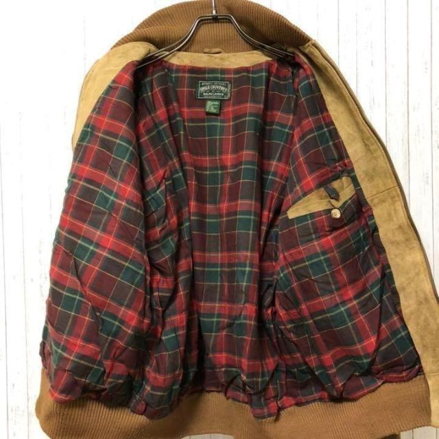 RRL(ダブルアールエル)のポロカントリー　ラルフローレン　スウェード　ブルゾン　ポロカン　 キャメル　Ｌ メンズのジャケット/アウター(ブルゾン)の商品写真