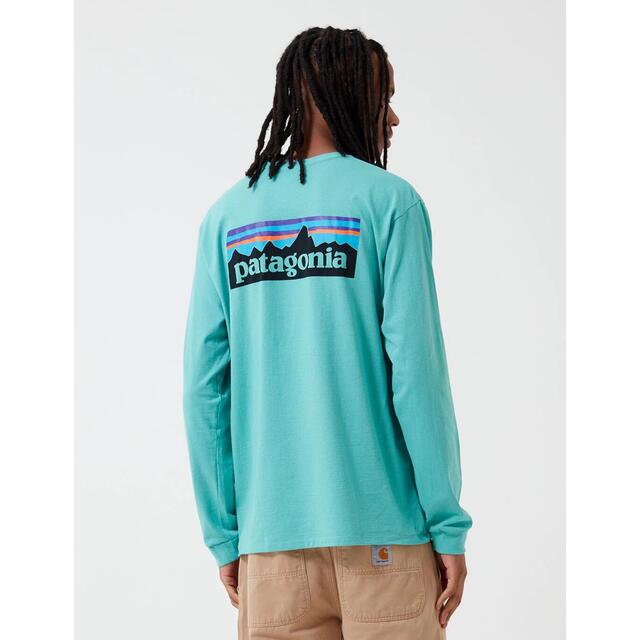 patagonia ロンT LONG-SLEEVED P-6 グリーン S