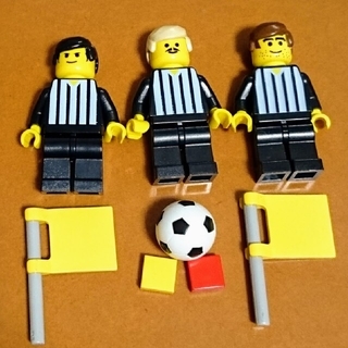 レゴ(Lego)のレゴ★コーラ サッカー 審判チームセット！オリジナルアレンジ 人気 激レア(その他)