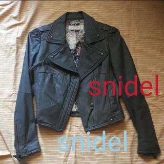 スナイデル(SNIDEL)の週末価格スナイデル 羊革 ライダースジャケット(ライダースジャケット)