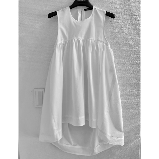 BARNEYS NEW YORK - YOKO CHAN 2019SSのBack Flared Blouse白36