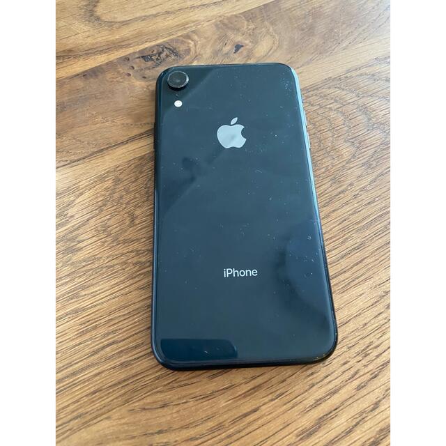 iPhone(アイフォーン)のアップル iPhone XR 64GB ブラック　SIMフリー スマホ/家電/カメラのスマートフォン/携帯電話(スマートフォン本体)の商品写真