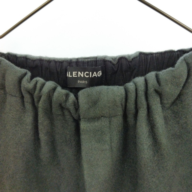 BALENCIAGA バレンシアガ イージーワイドメルトンパンツ 486990 グレー