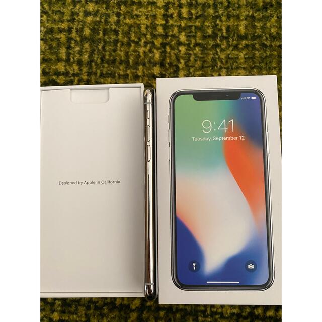 iPhone X Silver 64 GB SIMフリー