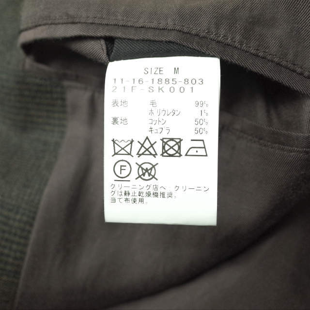 SSZ エスエスゼット エスエスズィー 21AW KATA PAD JKT 肩パッドジャケット 11-16-1885-803 M BLOWN CHECK 2B テーラード BEAMS アウター【SSZ】 8