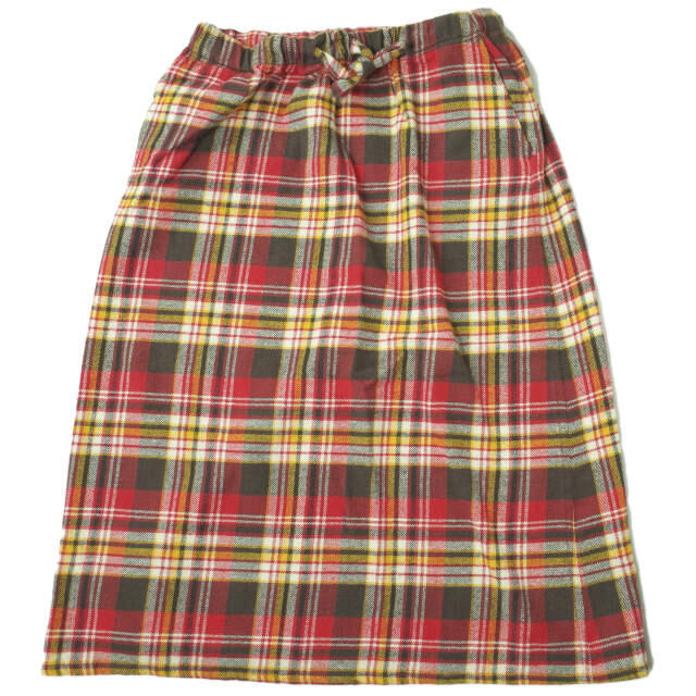 South2 West8 サウスツーウェストエイト S2W8 19AW String Skirt - Cotton Twill / Plaid チェックフランネル ストリングスカート FK843 2 レッド イージー ボトムス【South2 West8】