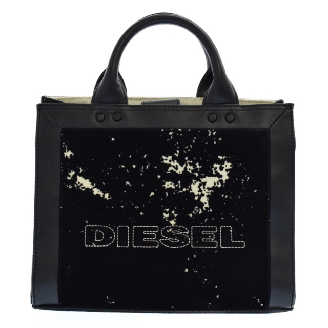 DIESEL ディーゼル フロッキープリント2wayトートバッグ ショルダーバッグ