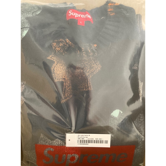 supreme Nate Lowman Sweater BLACK L