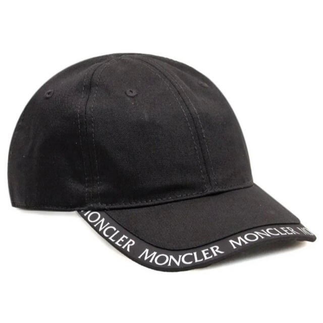 MONCLER - 【新作】 モンクレール ツバロゴキャップ ブラック 54センチ ラスト1点！の通販 by noa's shop【おまとめ