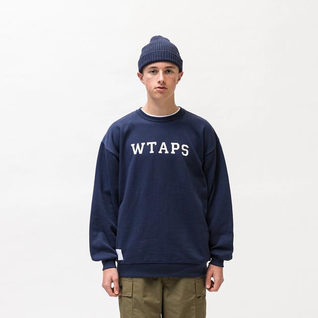 WTAPS 22SS ACADEMY SWEATER NAVY XLサイズ