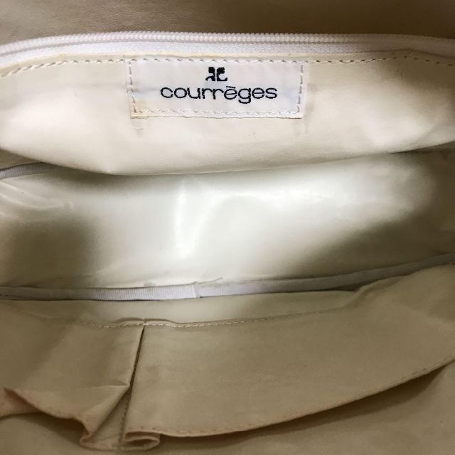 Courreges(クレージュ)のcourreges クレージュ ピンク トートバッグ ハンドバッグ  ロゴマーク レディースのバッグ(トートバッグ)の商品写真