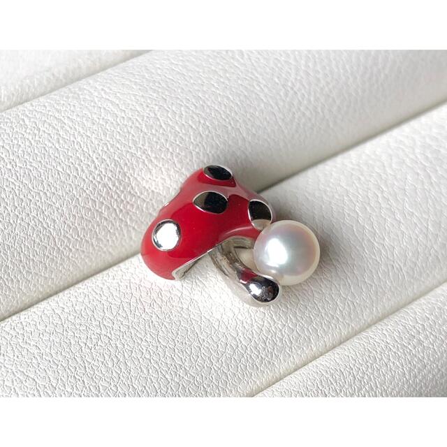 TASAKI 淡水パール・アコヤベビーパールブローチ SV 箱付き-
