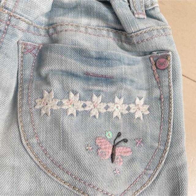 NEXT(ネクスト)の専用　ネクスト　3〜4歳　104 デニム　パンツ　ジーパン　刺繍　女の子　花柄 キッズ/ベビー/マタニティのキッズ服女の子用(90cm~)(パンツ/スパッツ)の商品写真