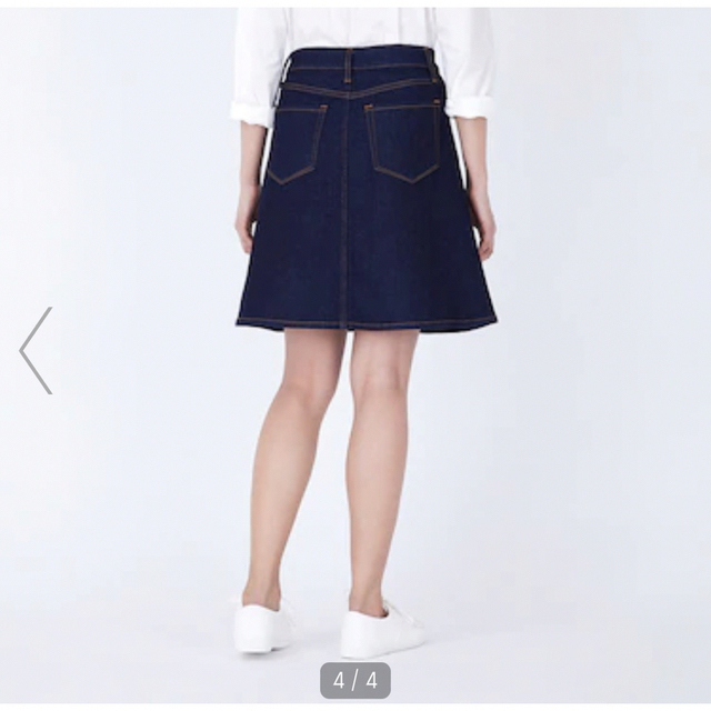 GU(ジーユー)のデニムミニスカート【GU】 レディースのスカート(ミニスカート)の商品写真