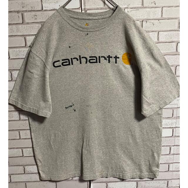 carhartt(カーハート)の90s 古着 カーハート プリントロゴ ビッグシルエット ゆるだぼ メンズのトップス(Tシャツ/カットソー(半袖/袖なし))の商品写真