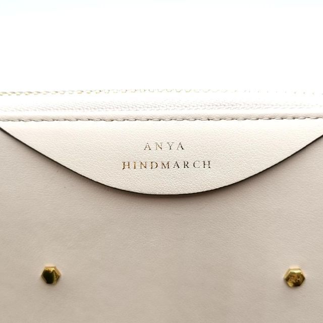 ANYA HINDMARCH(アニヤハインドマーチ)の超美品 アニヤハインドマーチ 長財布 スタッズ レザー 03-22020844 レディースのファッション小物(財布)の商品写真