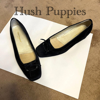 ハッシュパピー(Hush Puppies)のハッシュパピー 本革 黒パンプス(ハイヒール/パンプス)