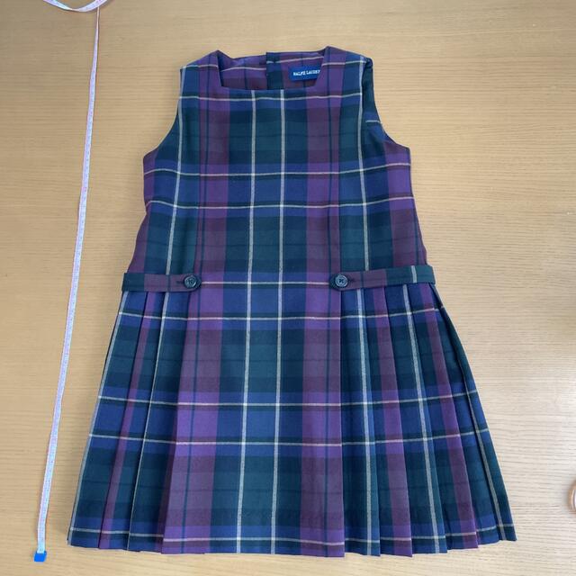 Ralph Lauren(ラルフローレン)のラルフローレン　110cm チェック　ワンピース　清楚　プリーツ キッズ/ベビー/マタニティのキッズ服女の子用(90cm~)(ワンピース)の商品写真