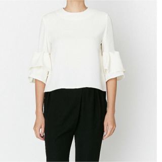 バーニーズニューヨーク(BARNEYS NEW YORK)のヨーコチャン　YOKO CHAN  ティアード　スリーブ　ブラウス(シャツ/ブラウス(長袖/七分))