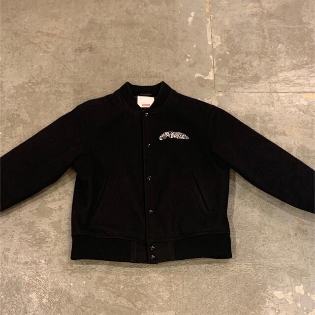 正規品証明書有りsupremedelta logovarsityjacket M