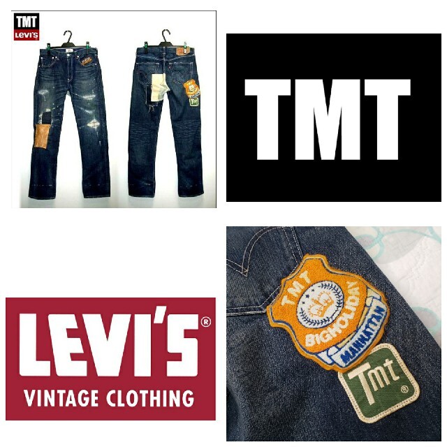 TMT(ティーエムティー)の【美品/ホワイト仕様】Levi’s501 × TMT限定コラボデニムパンツコーデ メンズのパンツ(デニム/ジーンズ)の商品写真