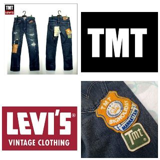 ティーエムティー(TMT)の【美品/ホワイト仕様】Levi’s501 × TMT限定コラボデニムパンツコーデ(デニム/ジーンズ)