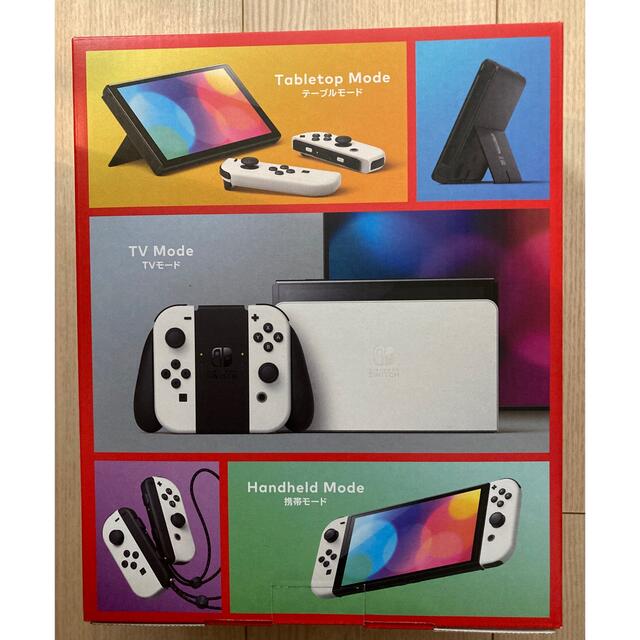 Nintendo Switch(ニンテンドースイッチ)のNintendo Switch NINTENDO SWITCH 有機EL 白 エンタメ/ホビーのゲームソフト/ゲーム機本体(家庭用ゲーム機本体)の商品写真