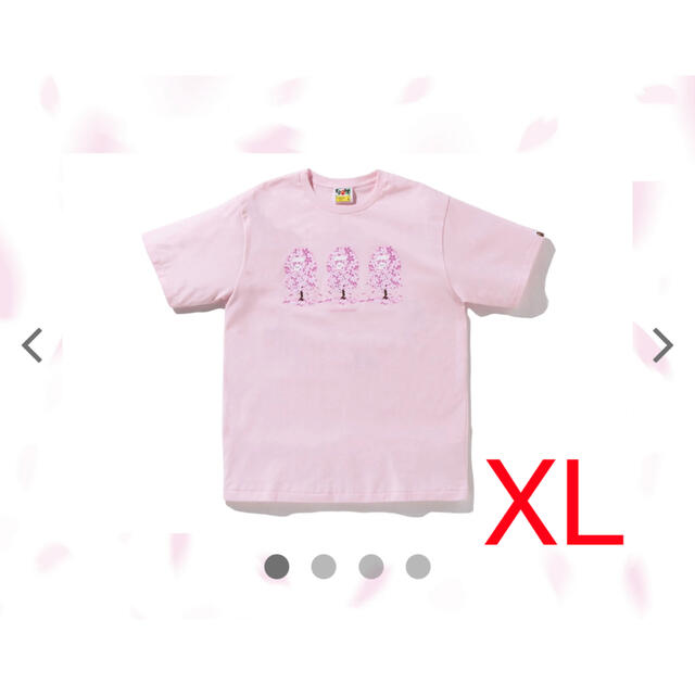 Tシャツ/カットソー(半袖/袖なし)ape bape Sakura tee tシャツ XL エイプ