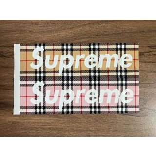 シュプリーム(Supreme)のsupreme burberry ステッカー(その他)