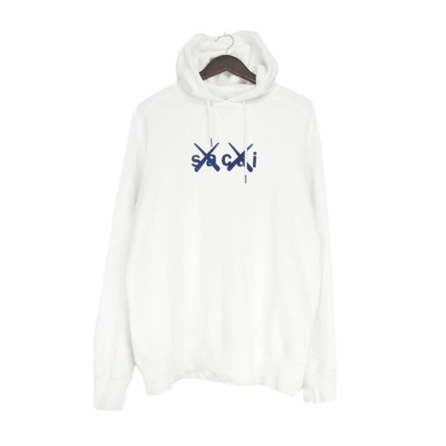 サカイsacai×カウズKAWS■FLOCK PRINT HOODIEパーカー