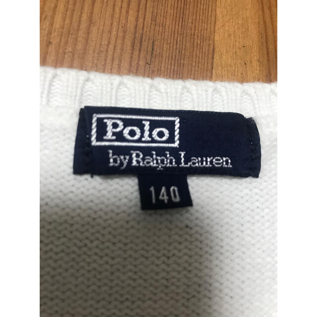 POLO RALPH LAUREN(ポロラルフローレン)のラルフローレン USED  ニットベスト キッズ/ベビー/マタニティのキッズ服男の子用(90cm~)(ニット)の商品写真