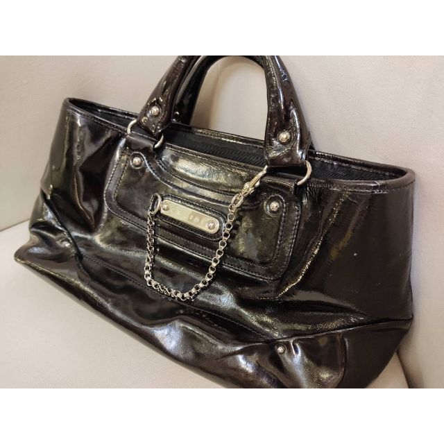 CELINE (セリーヌ ) ブラック チェーン ブギーバッグ ハンドバッグ