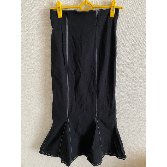 GRL(グレイル)のまとめ割あり)マーメイドツイル配色ステッチスカート レディースのスカート(ロングスカート)の商品写真