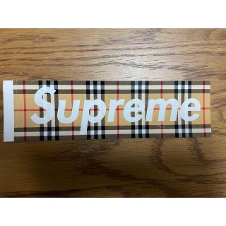 シュプリーム(Supreme)のsupreme burberry シュプリーム バーバリー ステッカー(その他)