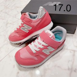 ニューバランス(New Balance)の17.0 新品 ニューバランス スニーカー 373 ピンク ジュニア キッズ(スニーカー)