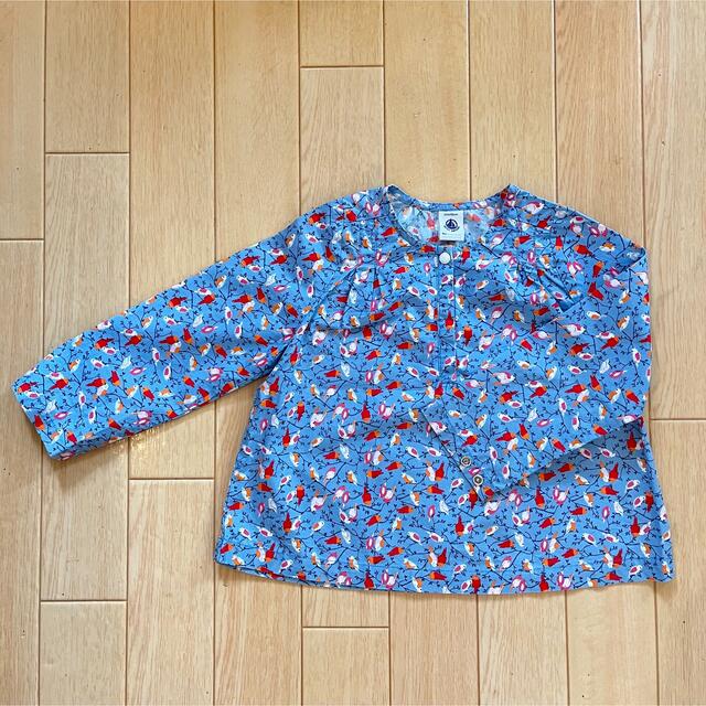 PETIT BATEAU(プチバトー)のプチバトー　ブラウス キッズ/ベビー/マタニティのキッズ服女の子用(90cm~)(ブラウス)の商品写真