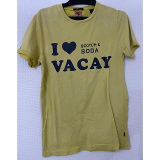 スコッチアンドソーダ(SCOTCH & SODA)のSCOTCH & SODA スコッチアンドソーダ ウォッシュ加工 Tシャツ　S(Tシャツ/カットソー(半袖/袖なし))