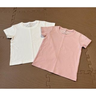 マーキーズ(MARKEY'S)のMUJI（無印良品）半袖Tシャツ2セット 90 中古(Tシャツ/カットソー)