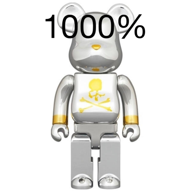 ハンドメイドBE@RBRICK mastermind JAPAN SILVER 1000%