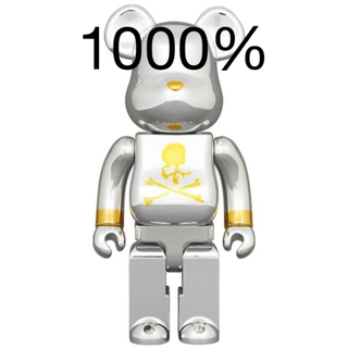 ベアブリック(BE@RBRICK)のBE@RBRICK mastermind JAPAN SILVER 1000%(フィギュア)