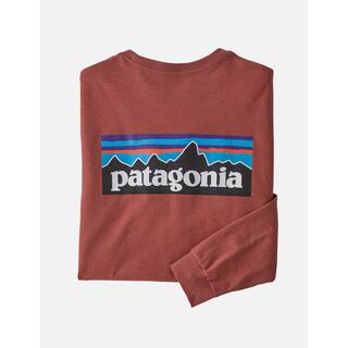パタゴニア(patagonia)のpatagonia ロンT XS LONG-SLEEVED P-6 レッド(Tシャツ/カットソー(七分/長袖))
