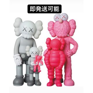 メディコムトイ(MEDICOM TOY)のKAWS FAMILY GREY PINK FLUORO PINK(その他)